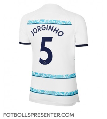 Chelsea Jorginho #5 Borta Matchtröja Dam 2022-23 Kortärmad